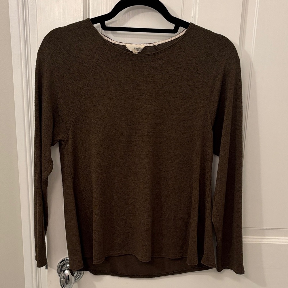 Wilfred Dark Green Long Sleeve Top